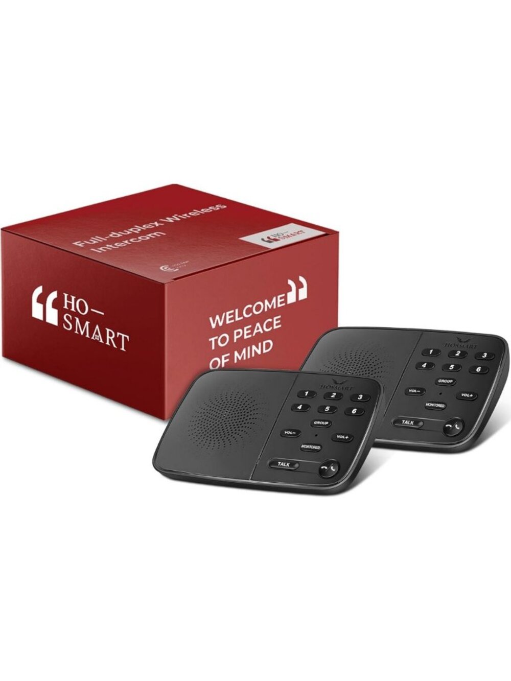 Wireless Two-Way Intercom System for Home, UltraSpeak Pro, Easy Setup & Clear